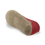 Chaussure avec semelle en cuir - Rouge