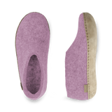 Shoe with leather sole - Flower