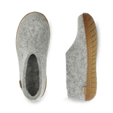 Shoe with rubber sole - Grey