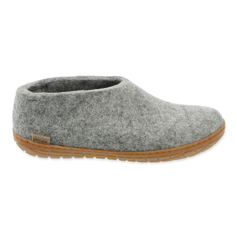 Chaussure Glerups avec semelle de caoutchouc en gris