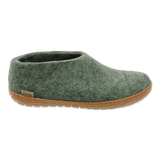Shoe with rubber sole - Moss