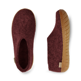 Shoe with rubber sole - Beet