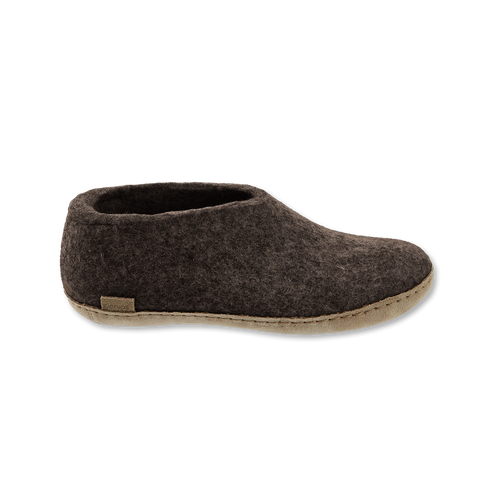 Brown glerups slipper