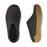 Slip-on with rubber sole - Charcoal