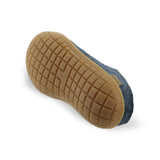 Sans-gêne Glerups avec semelle de caoutchouc en bleu denim