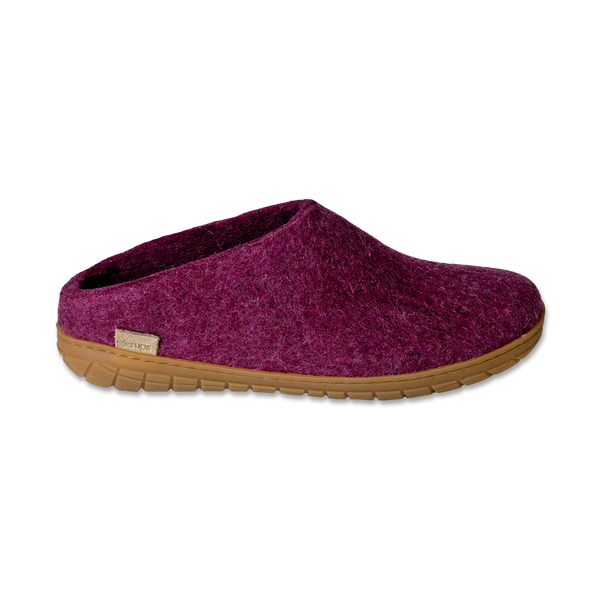 glerups Slip-on Slip-on Cranberry Rubber