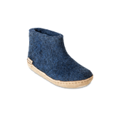 Bottillon glerups pour enfant en bleu denim