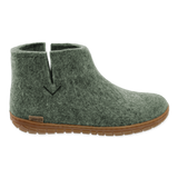 Boot with rubber sole - Moss