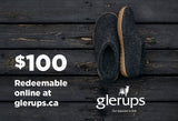 Carte-cadeau Glerups 100 $