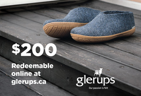 Carte-cadeau Glerups 200 $