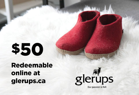 Carte-cadeau Glerups 50 $