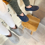 Chaussure glerups pour enfant en bleu denim