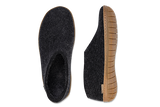 glerups Shoe Charcoal Rubber