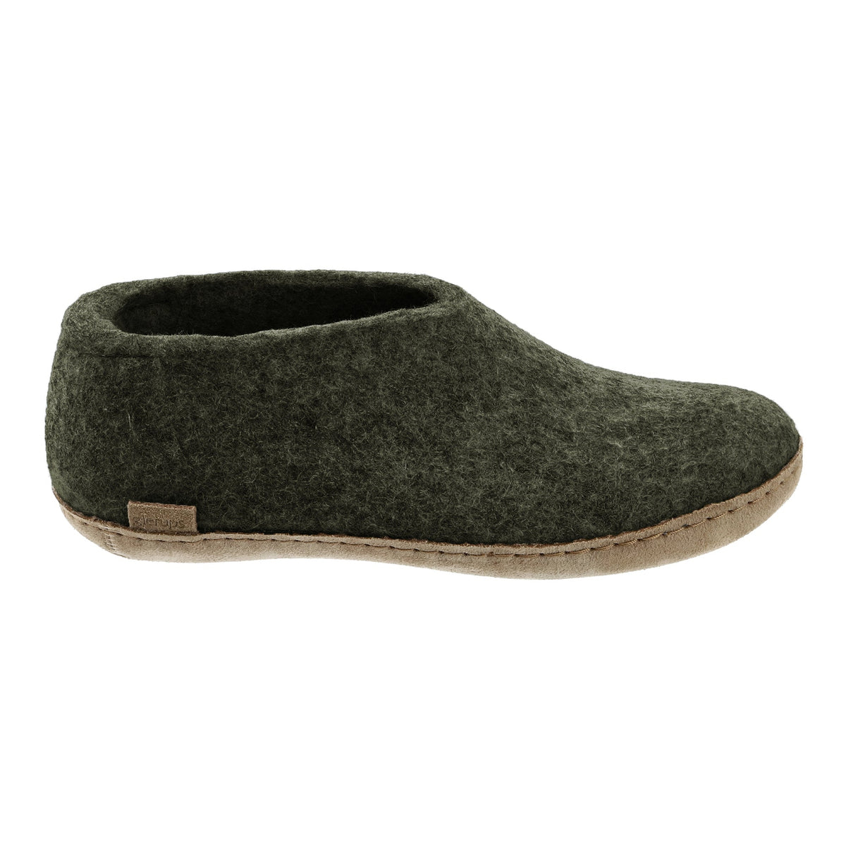 Shoe with leather sole - Forest