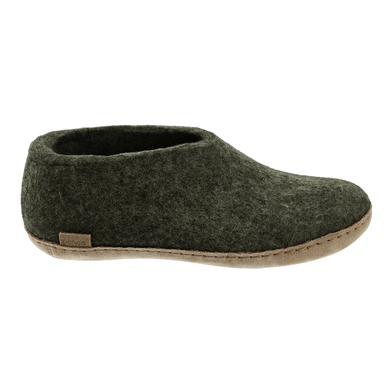 Shoe with leather sole - Forest