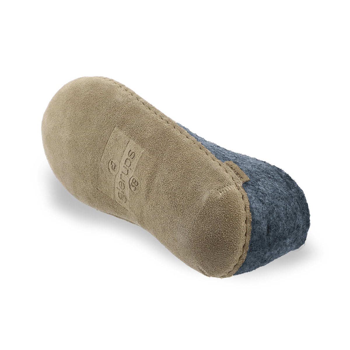Chaussure avec semelle en cuir - Bleu denim