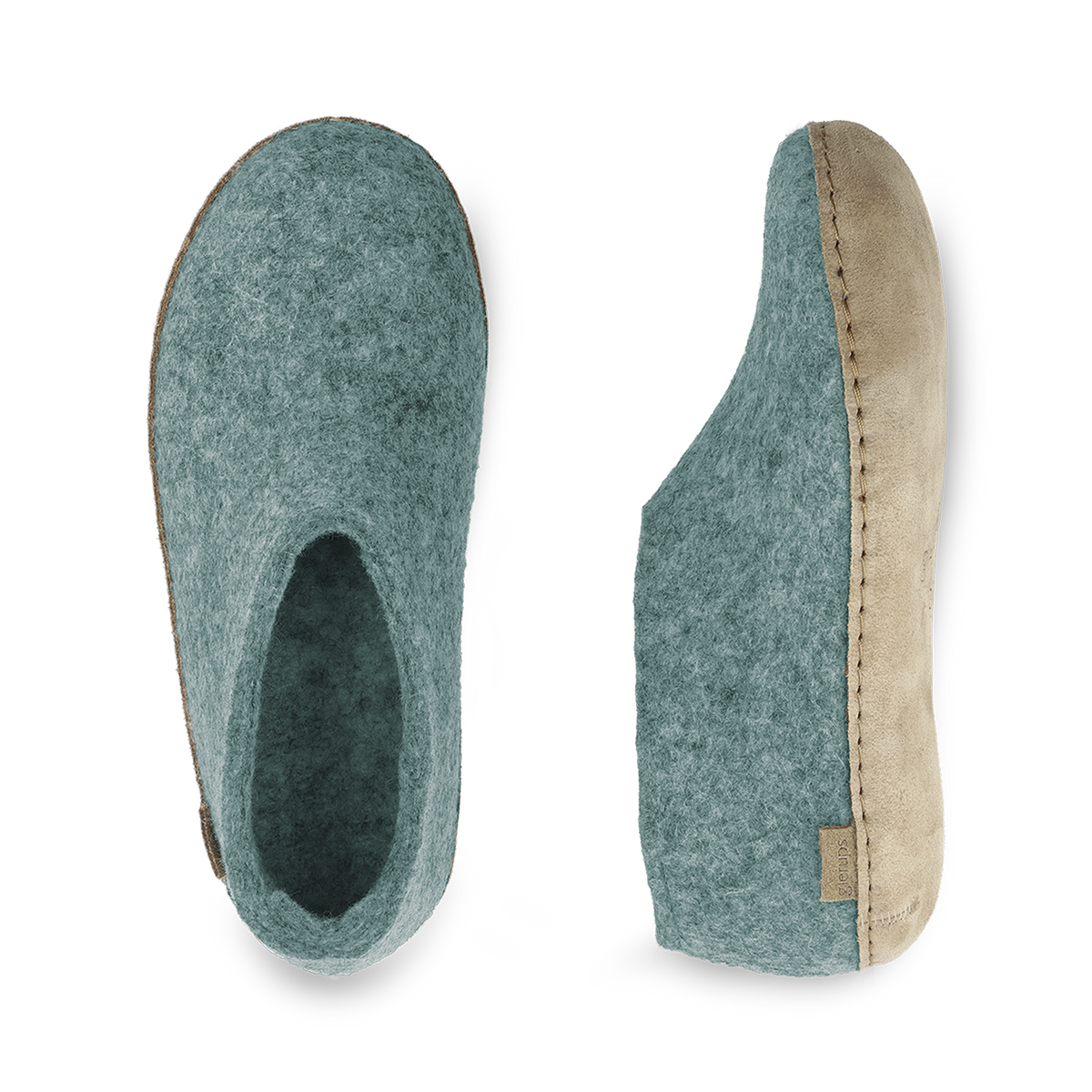 Chaussure avec semelle en cuir - Mer du Nord