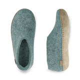 Chaussure avec semelle en cuir - Mer du Nord