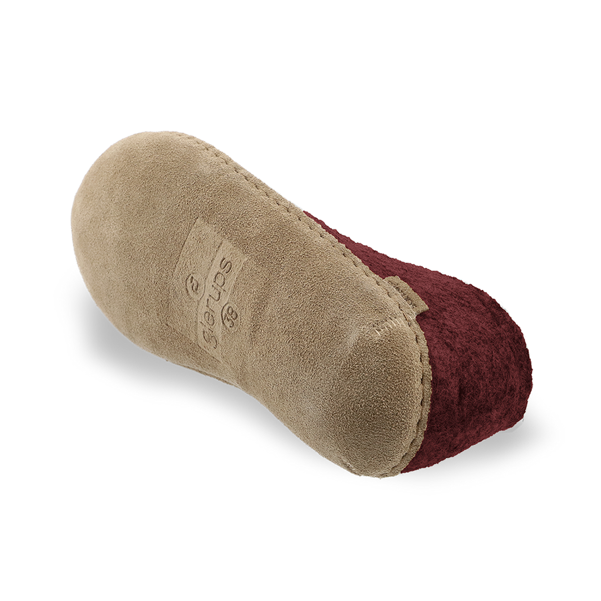 Shoe with leather sole - Beet