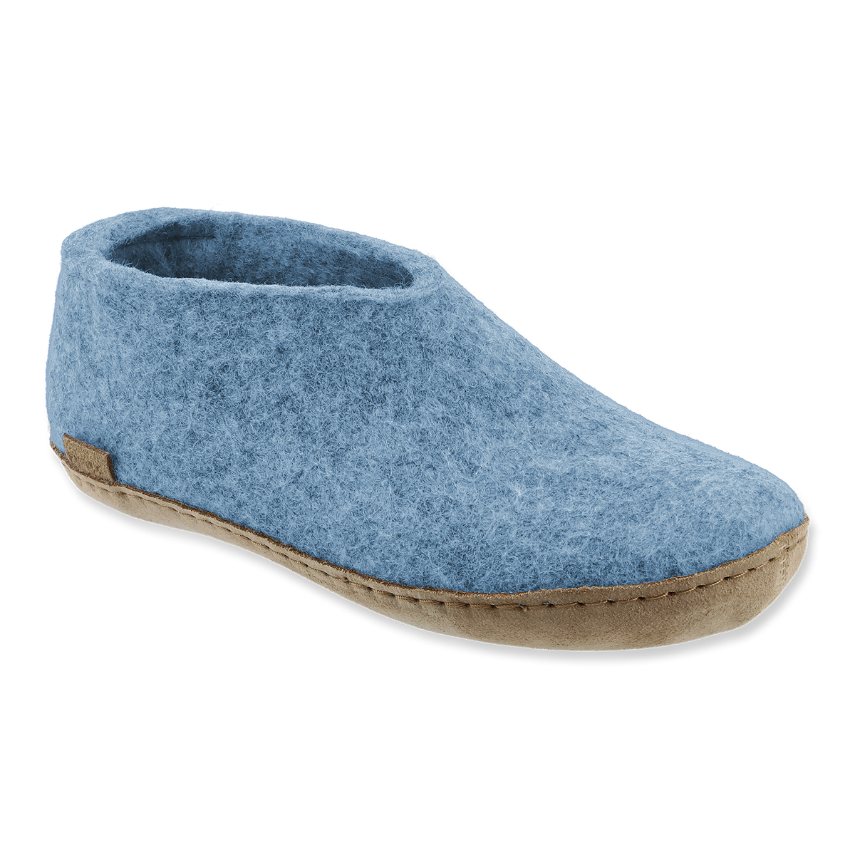 Chaussure avec semelle en cuir - Azur