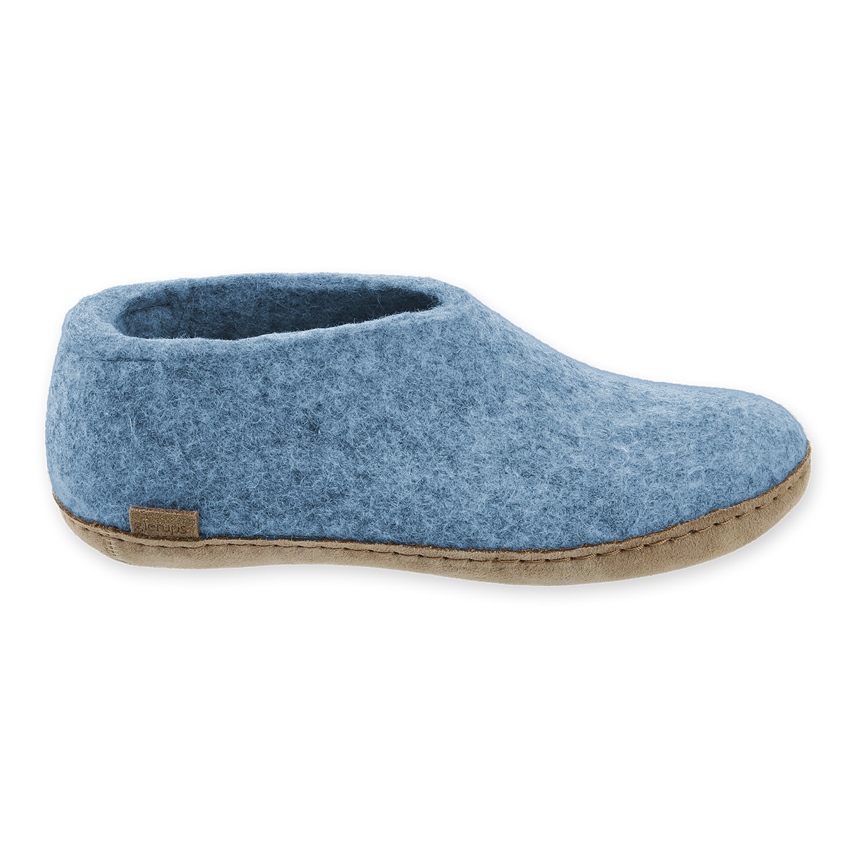 Chaussure avec semelle en cuir - Azur