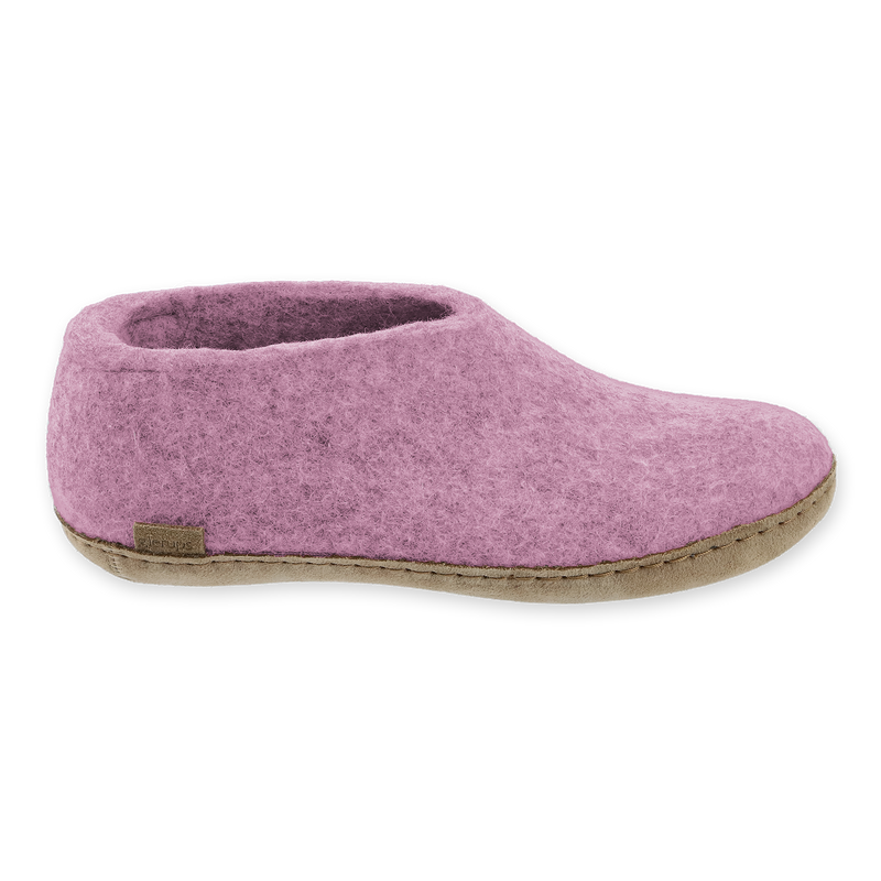 Shoe with leather sole - Flower