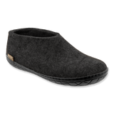 glerups Shoe Charcoal Black Rubber