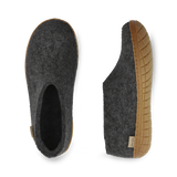 Chaussure Glerups avec semelle de caoutchouc en anthracite