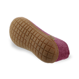 Shoe with rubber sole - Cranberry