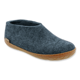 Chaussure Glerups avec semelle de caoutchouc en bleu denim