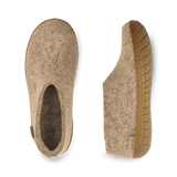 Chaussure avec semelle de caoutchouc - Sable