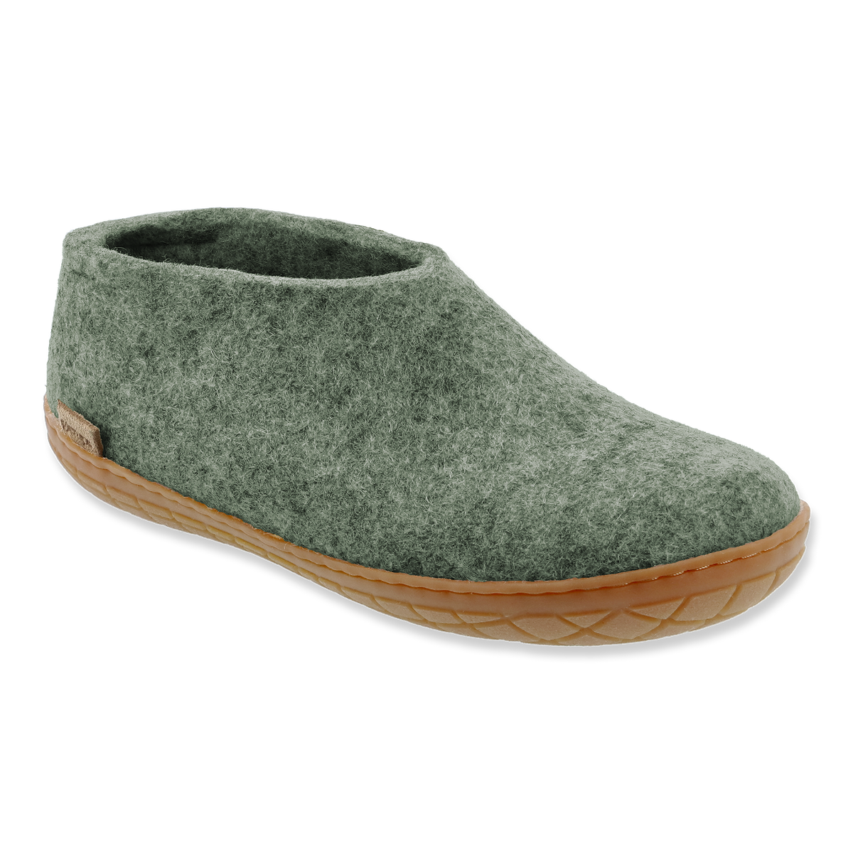 Shoe with rubber sole - Moss