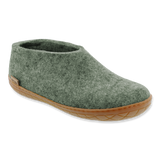 Shoe with rubber sole - Moss