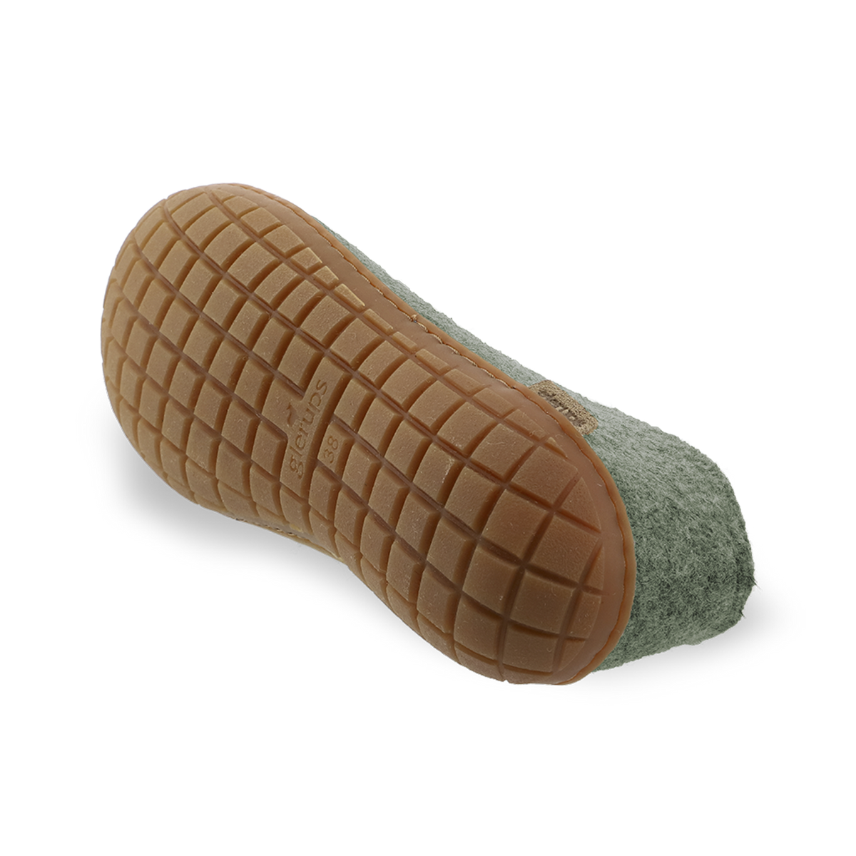 Shoe with rubber sole - Moss
