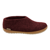 Chaussure avec semelle en caoutchouc - Betterave