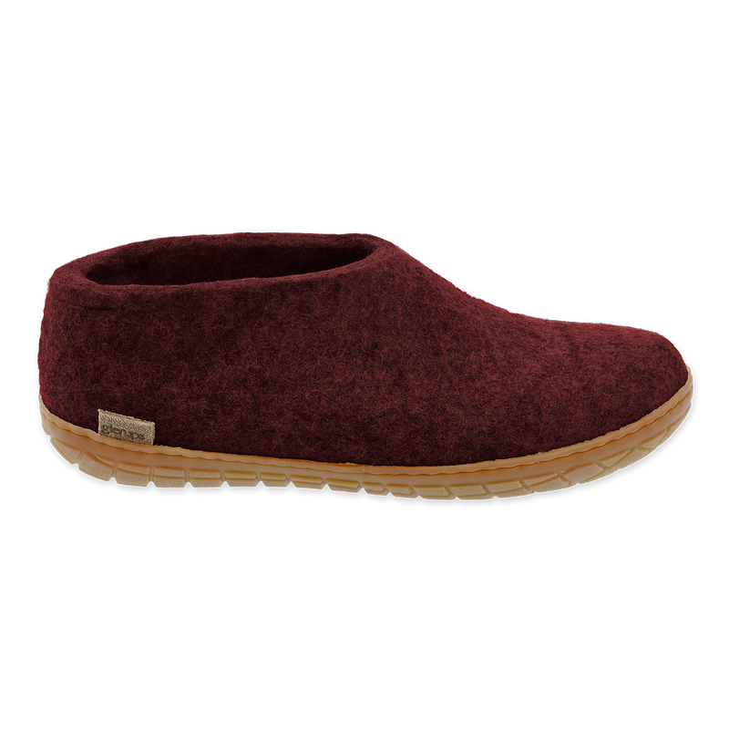Chaussure avec semelle en caoutchouc - Betterave
