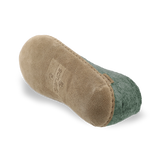 Chaussure avec semelle en cuir -  Vert mousse
