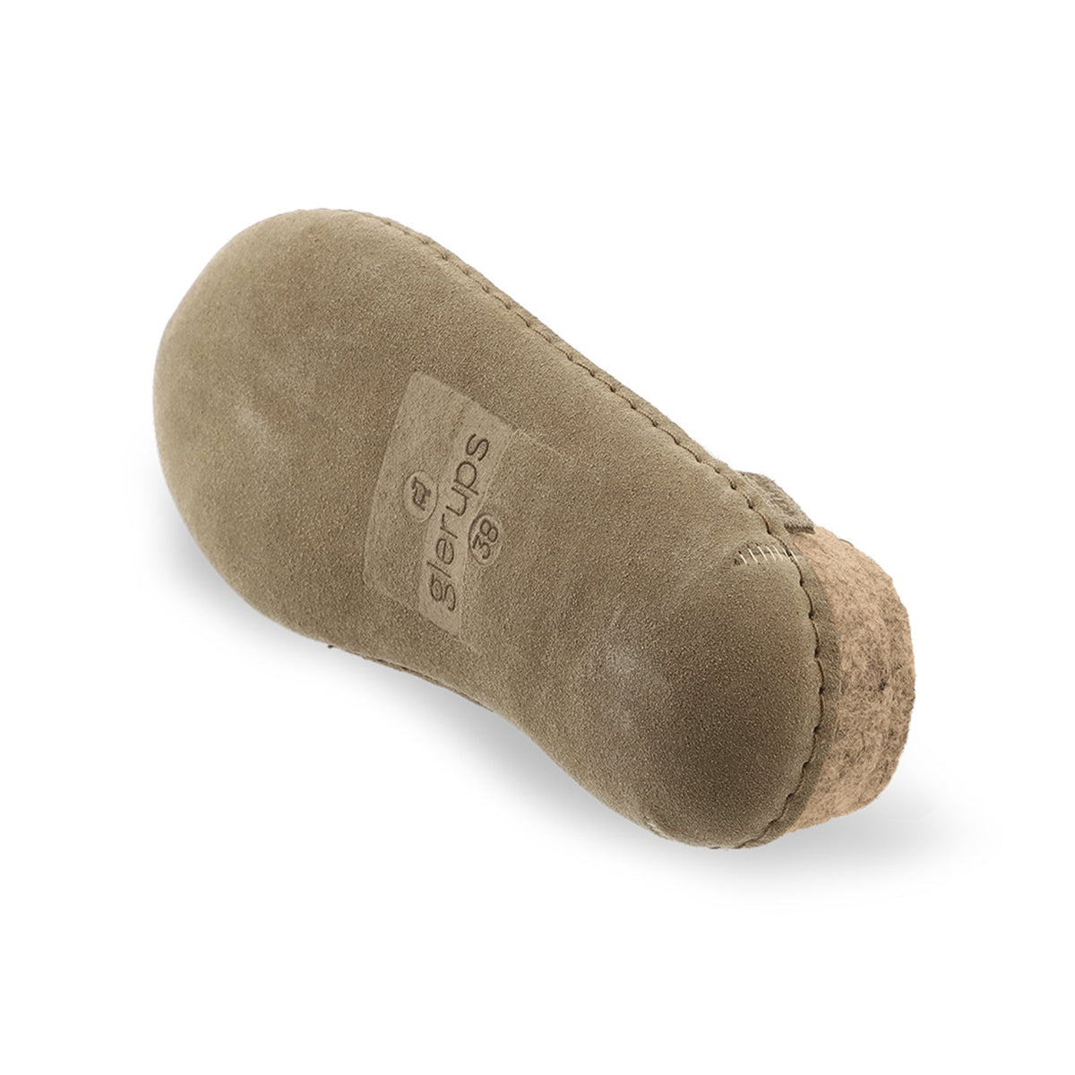 Slip-on with leather sole - Sand