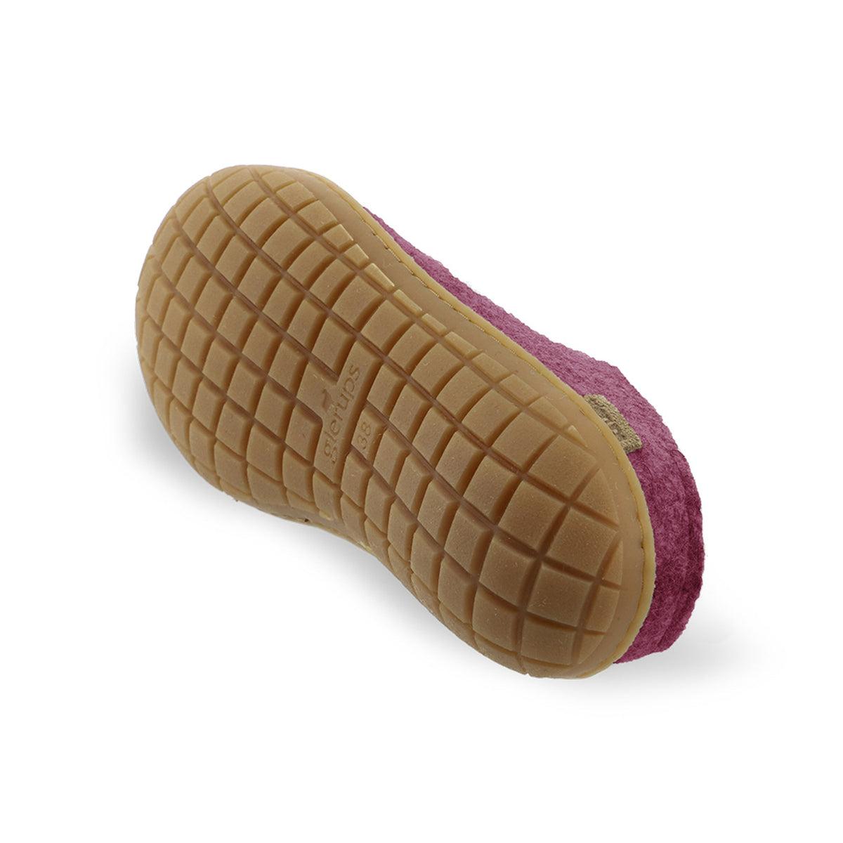 Slip-on with rubber sole - Cranberry