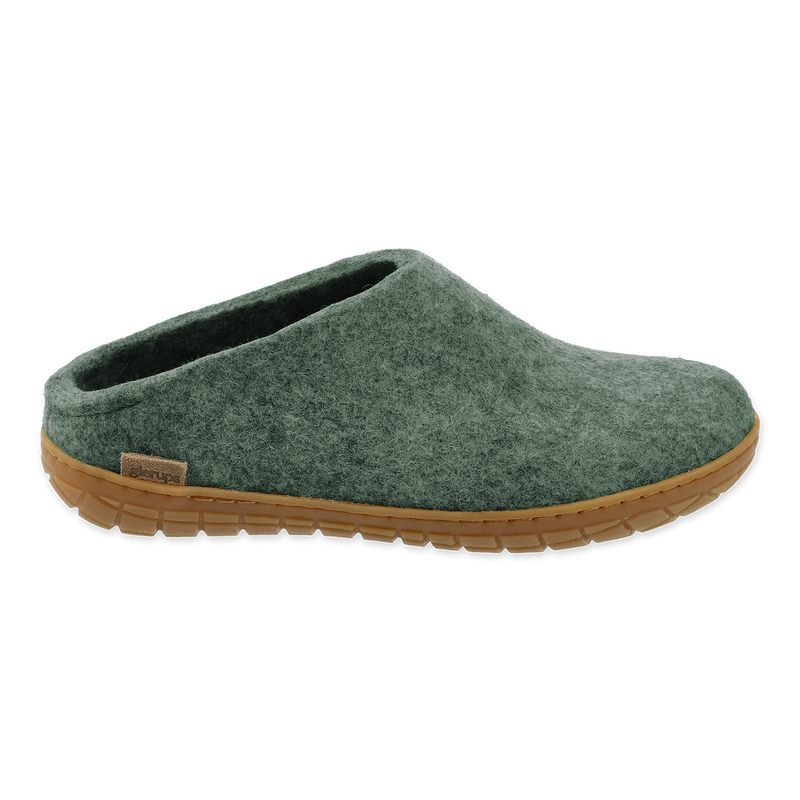 Slip-on with rubber sole - Moss