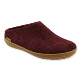 Slip-on with rubber sole - Beet
