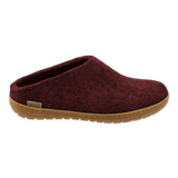 Slip-on with rubber sole - Beet