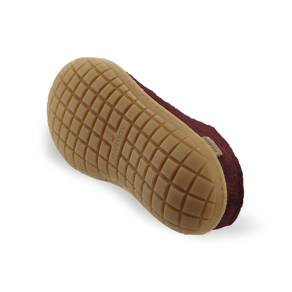 Slip-on with rubber sole - Beet