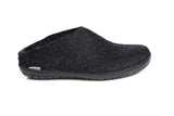 glerups Slip-on Charcoal Black Rubber