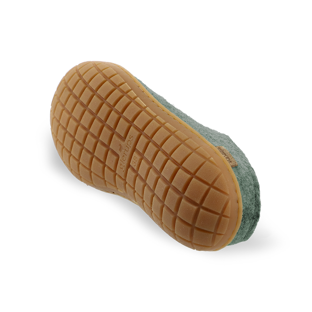 Sans-gêne avec semelle en caoutchouc - Vert mousse