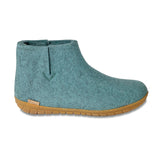 North Sea ankle boot with honey rubber  sole on a white background