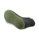 glerups Boot Charcoal with Green Rubber