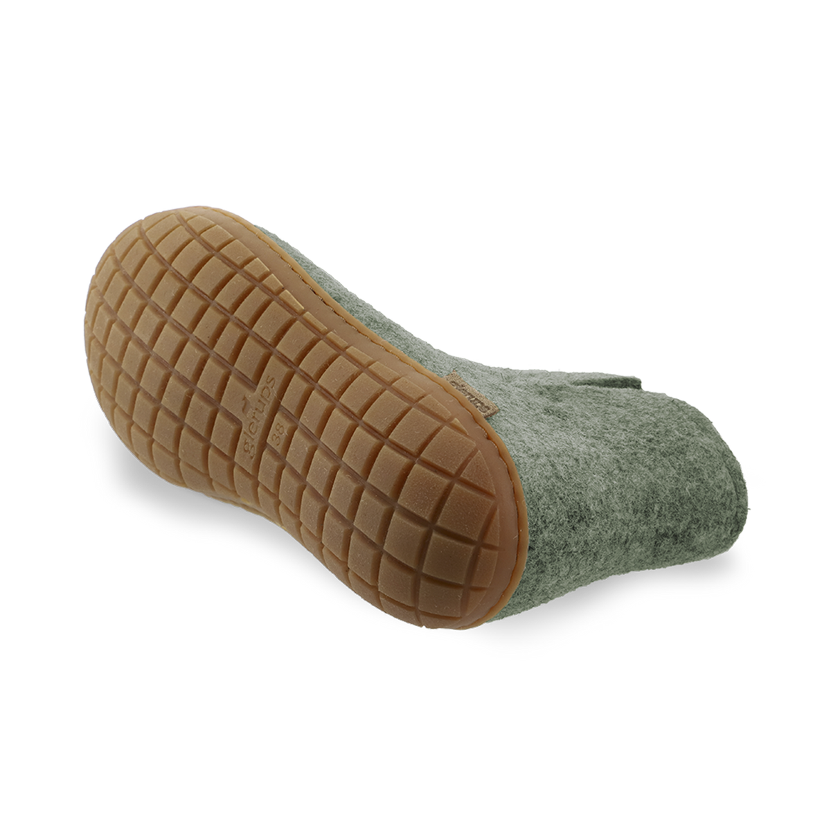 Boot with rubber sole - Moss