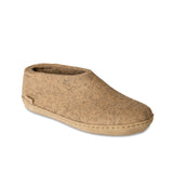 Sand slipper on a white background